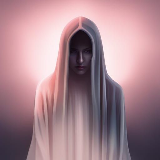 Simple Ghost Image Generated by AI