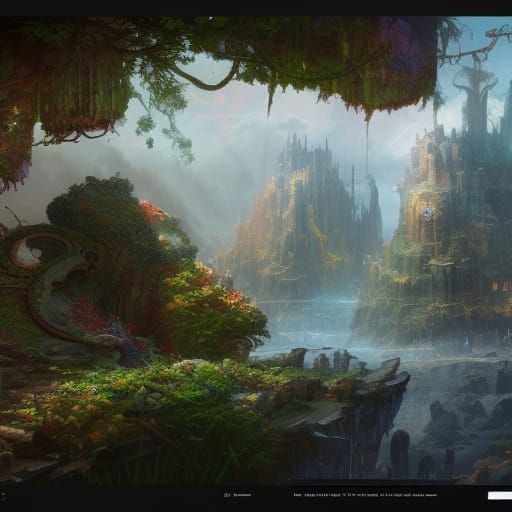 Fantastical Island Laboratory Concept Art