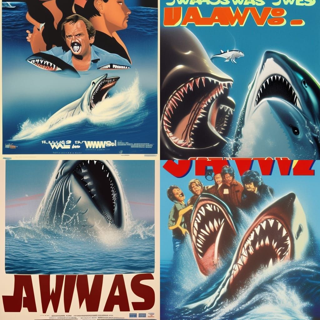 Jaws 2 Theatrical Movie Poster