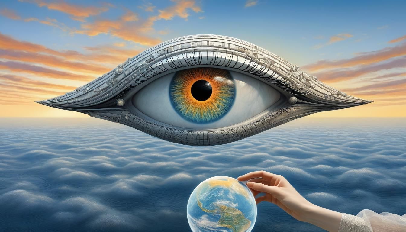 Surreal Infinite Consciousness Dreamscape in Rich Colors