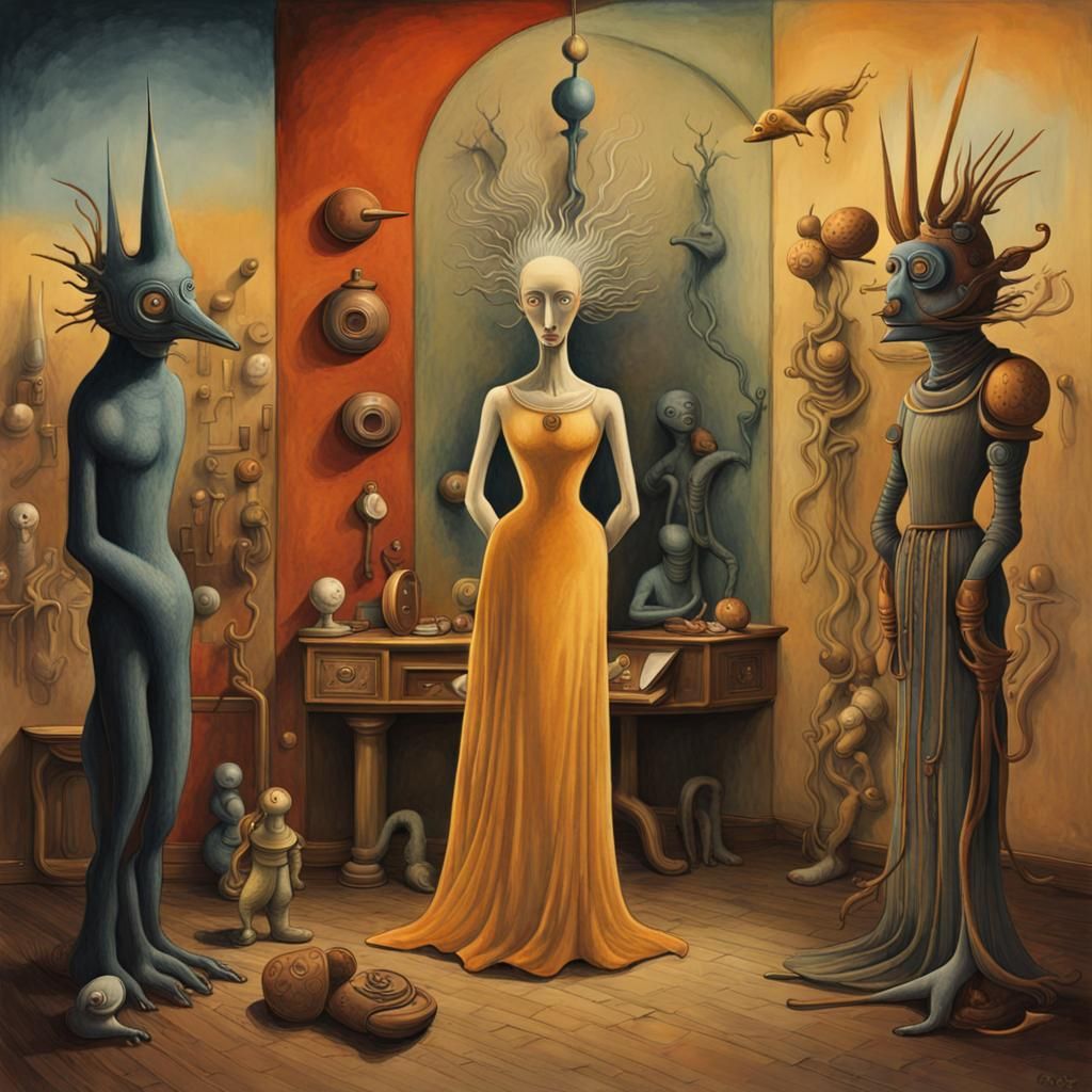 Magical Realism Dreamscape in Deep Color