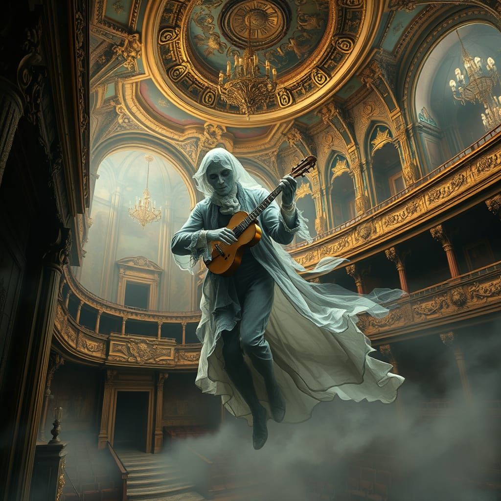 Ghost guitarist