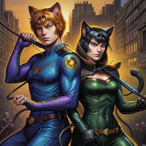 Aural Cat: Comic Book Art