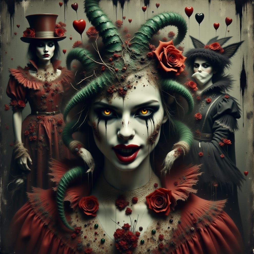 Medusa in Wonderland: A Morbid Fairytale