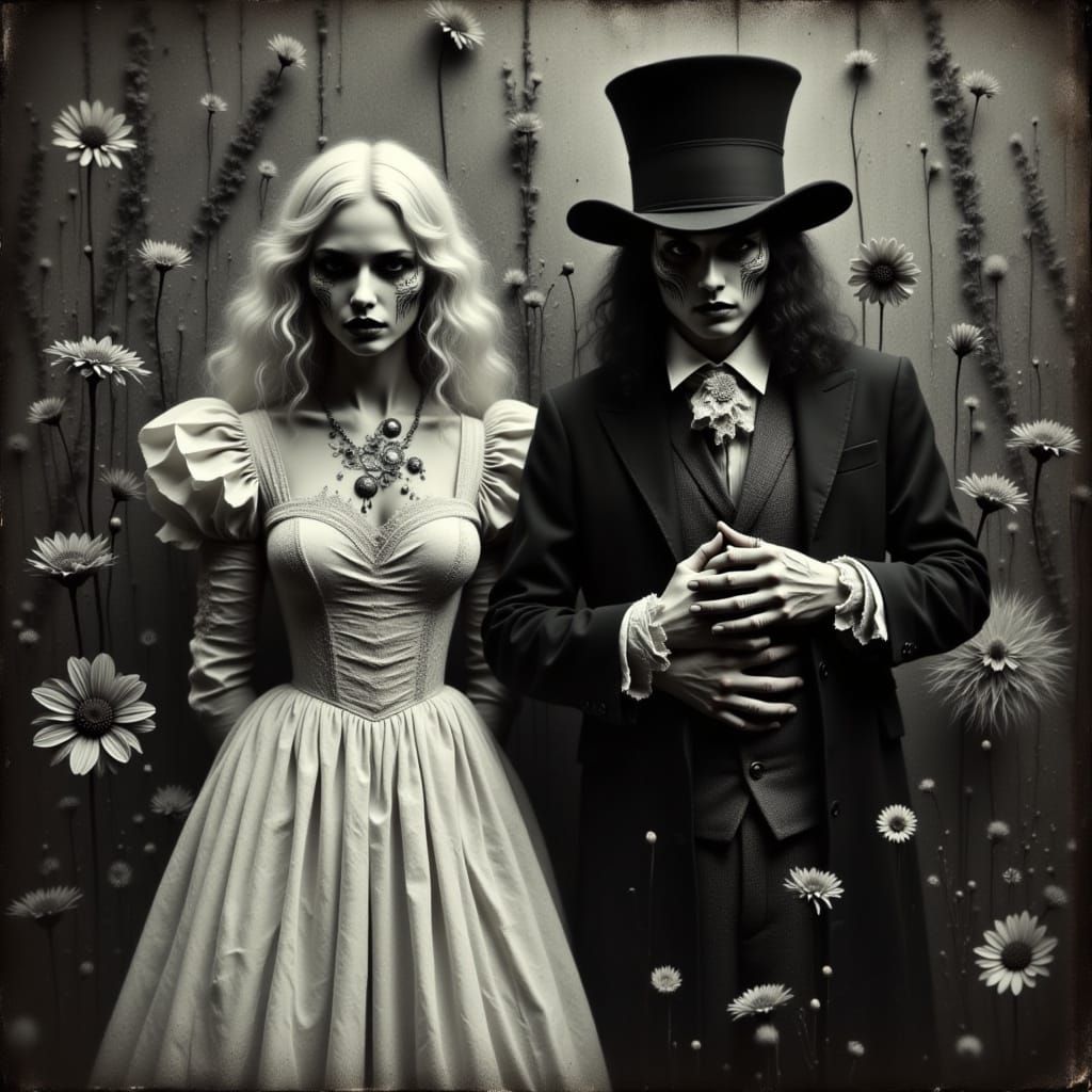 Medusa in Wonderland: Morbid Fairytale Scene