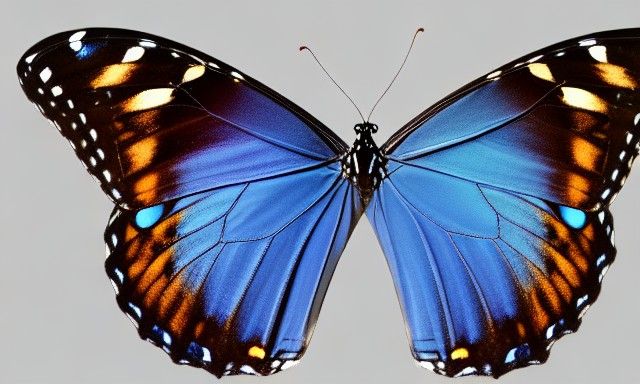 blue Morpho Monarch