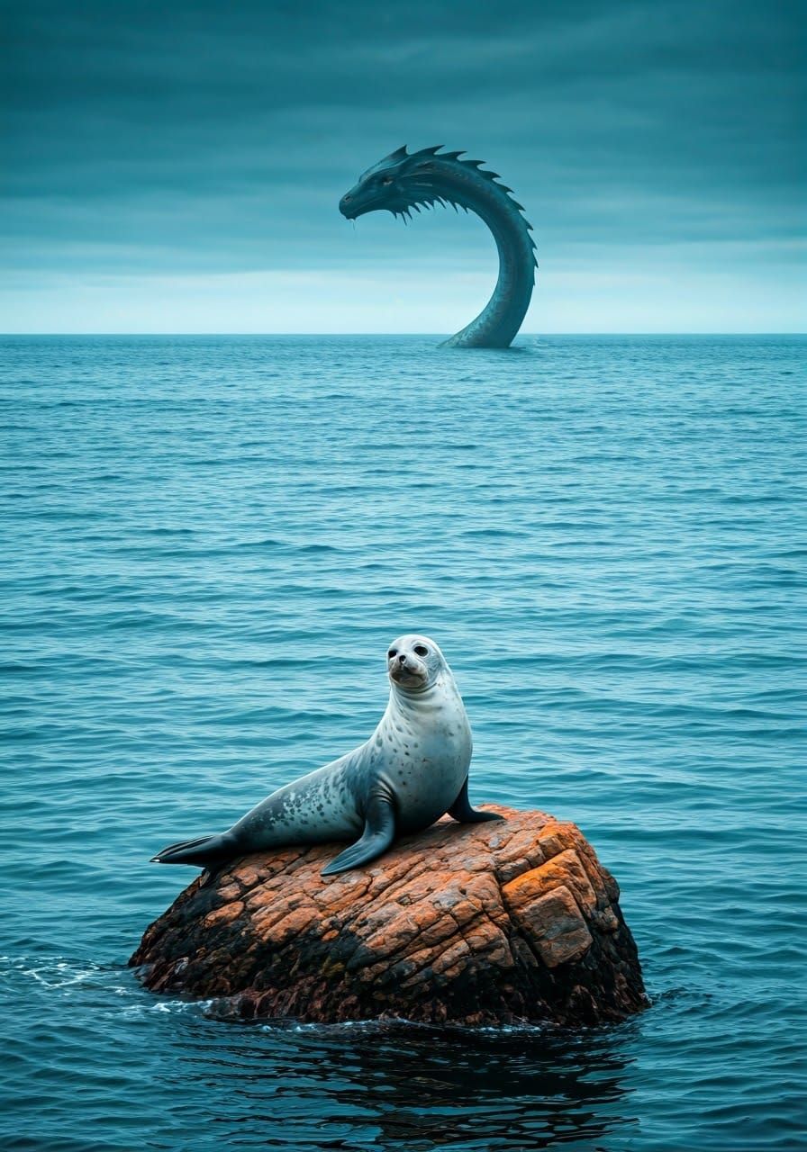 Selkie and Muckie: Mystical Ocean Encounter