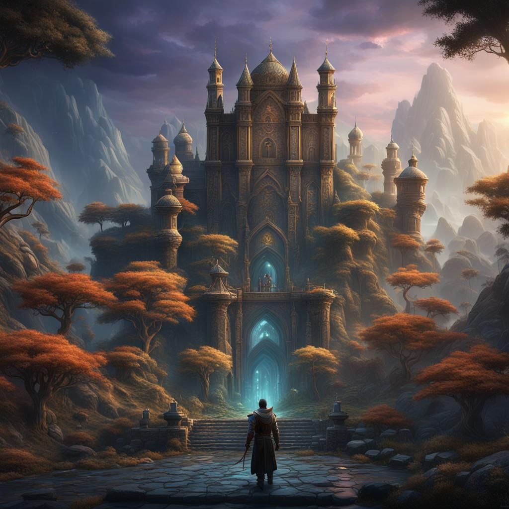 Usher in Detailed Matte Painting Style