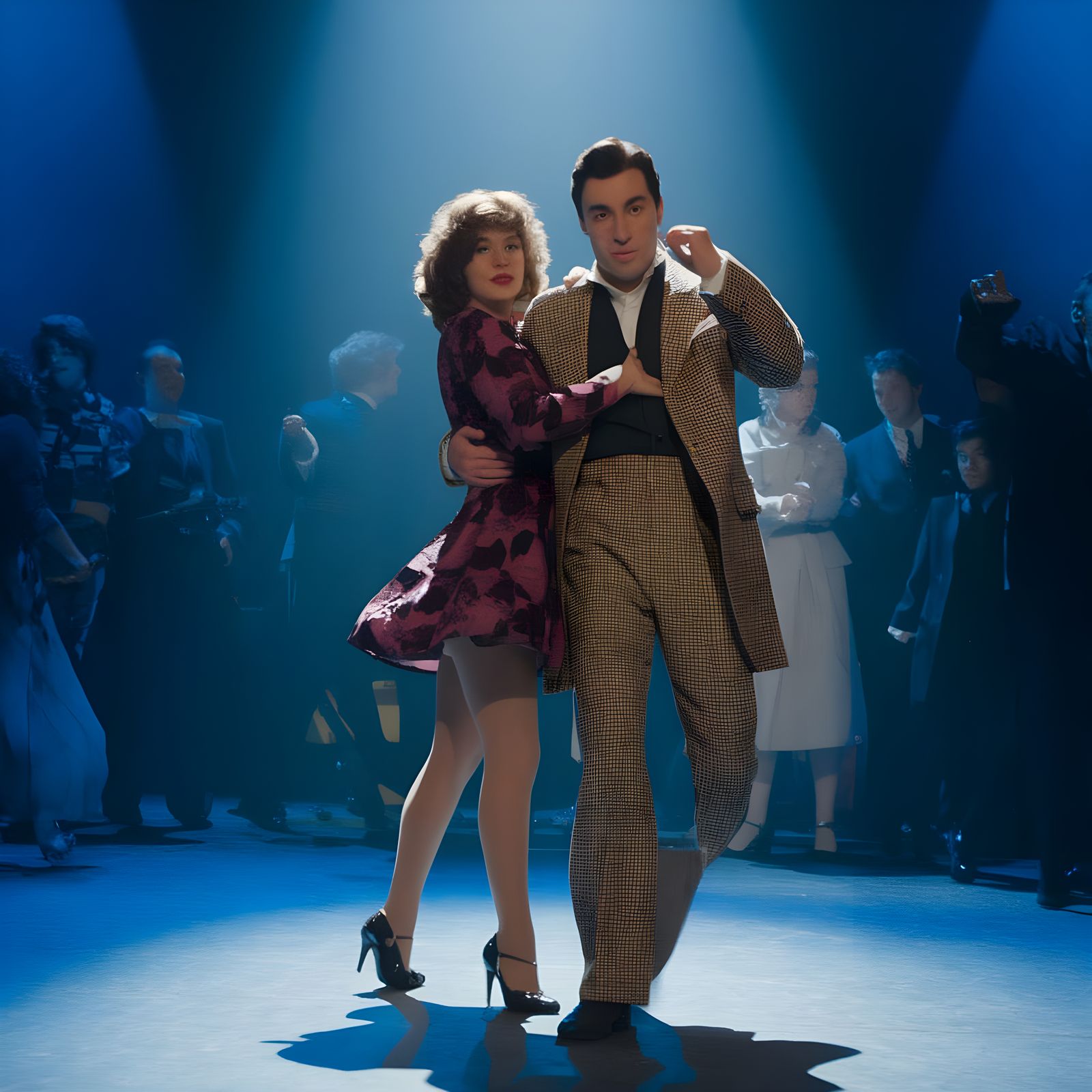 Wham's George Michael in a Melancholic 80s Dance Scene