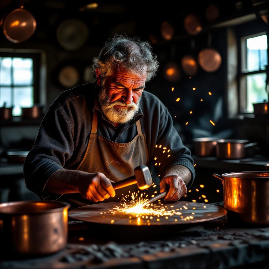 Coppersmith at Work: Cinematic Photography