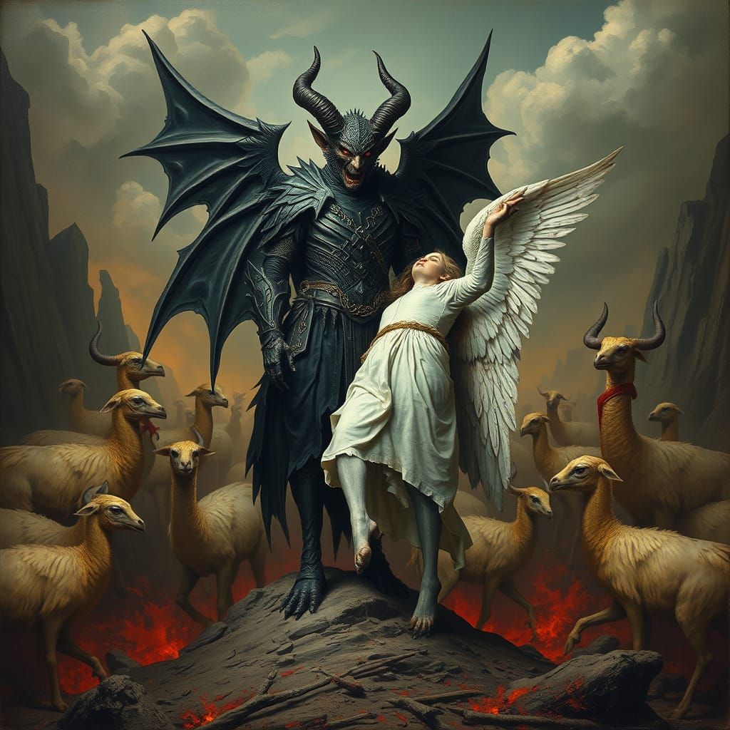 The Armored Devil and Fallen Angel