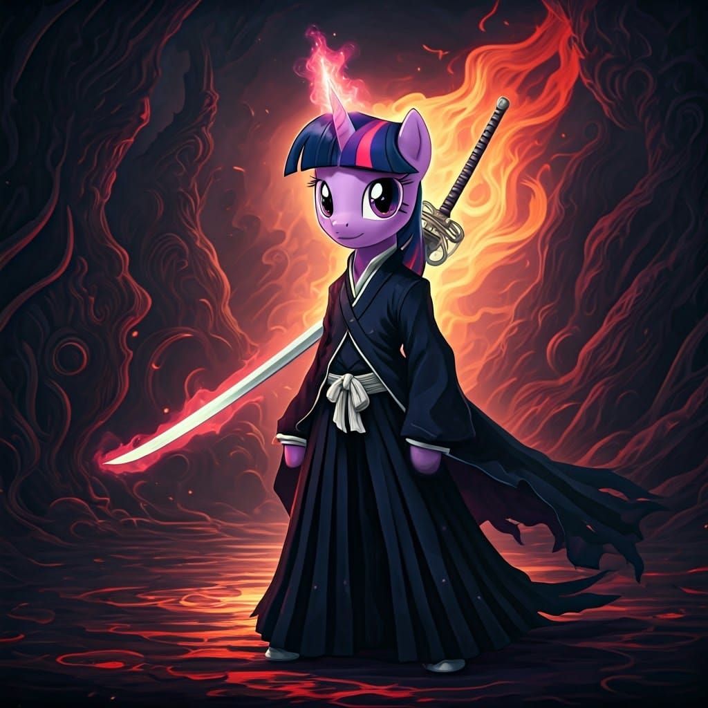 Twilight Sparkle as Soul Reaper in Fantastical Dreamworld