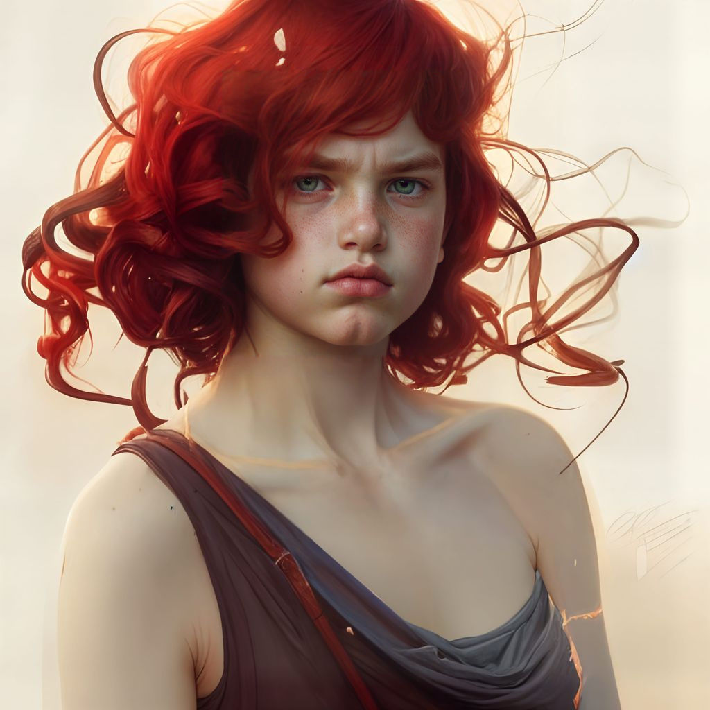 Ethereal Youth in Triadic Hues