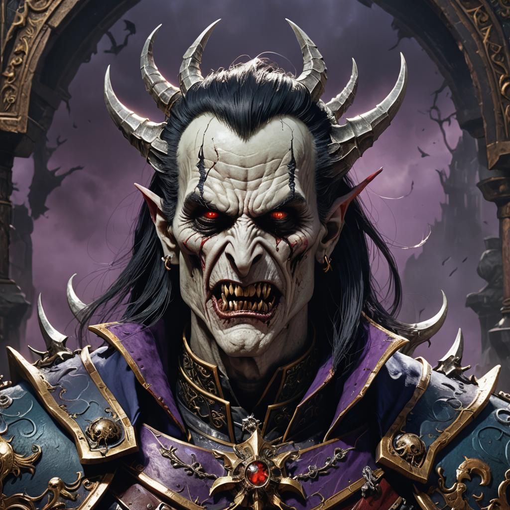Warhammer Vampire Counts Splash Art Portrait