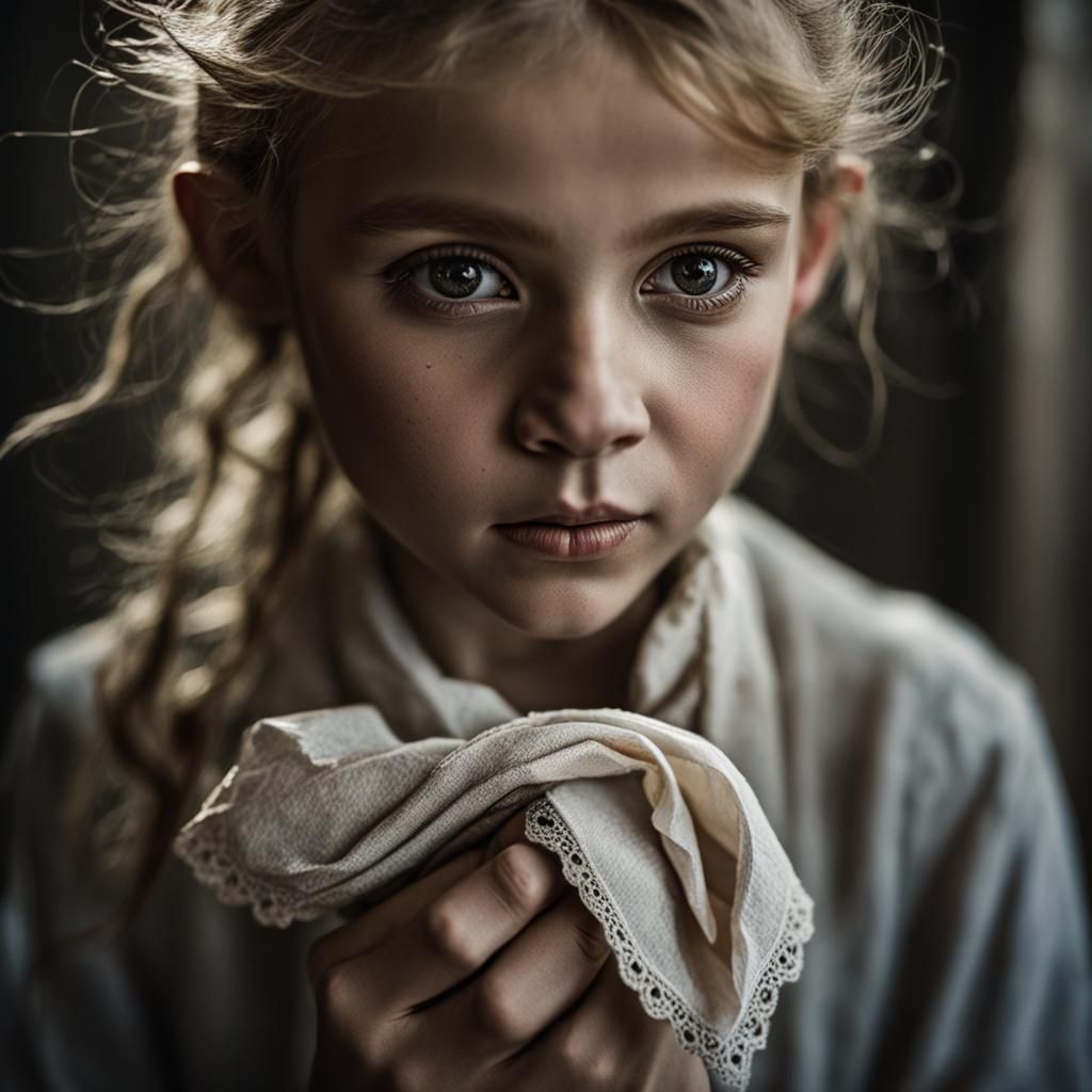 Portrait of a Sickly Orphan Girl