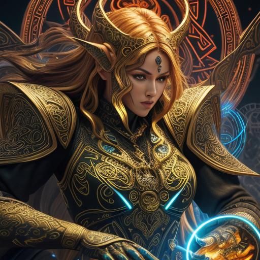 Celtic Dragon Fusion: Vector Art and Tech