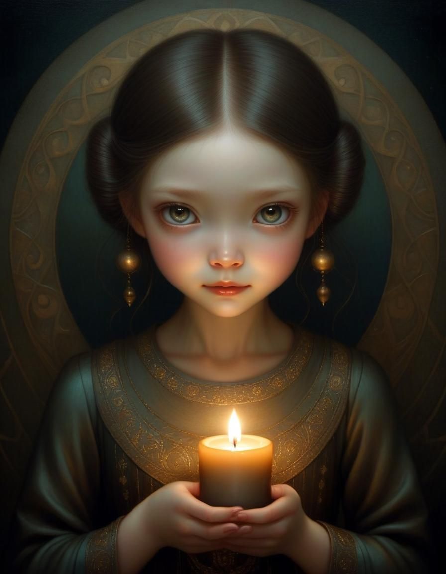 Candle lit