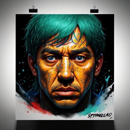 Liverpool Fan's 50th Birthday: Hyperrealistic Splash Art