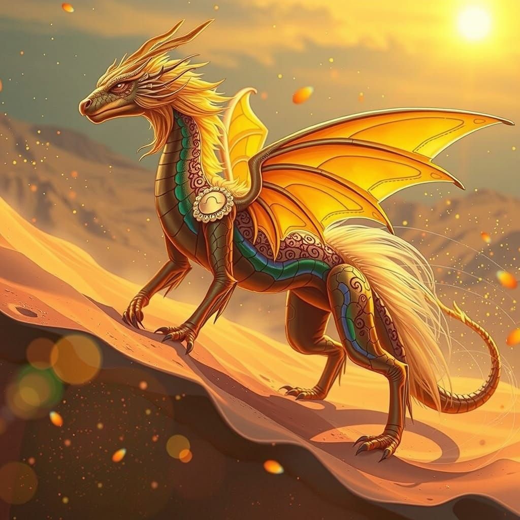 Majestic Firefly in Iridescent Splendor Amidst Snowglobe Sce...