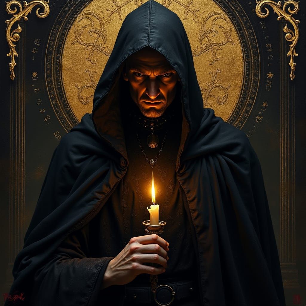 Medieval Lord of Algard, Dark Fantasy Portrait, 14th Century...