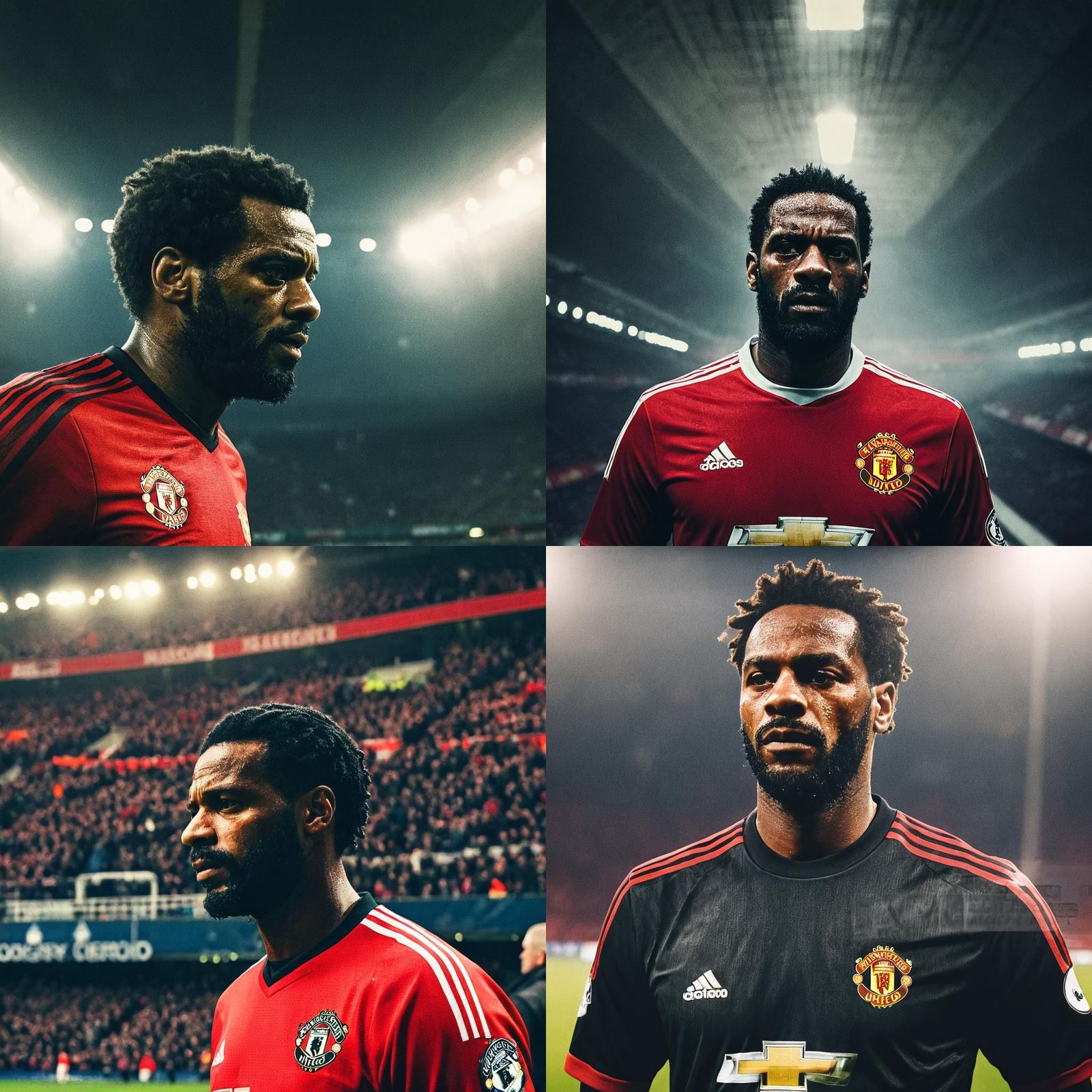 Manchester United Footballer: Cinematic Film Still