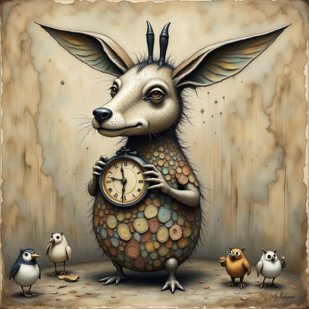 Unsettled Egyptian Storybook Clockwork Character