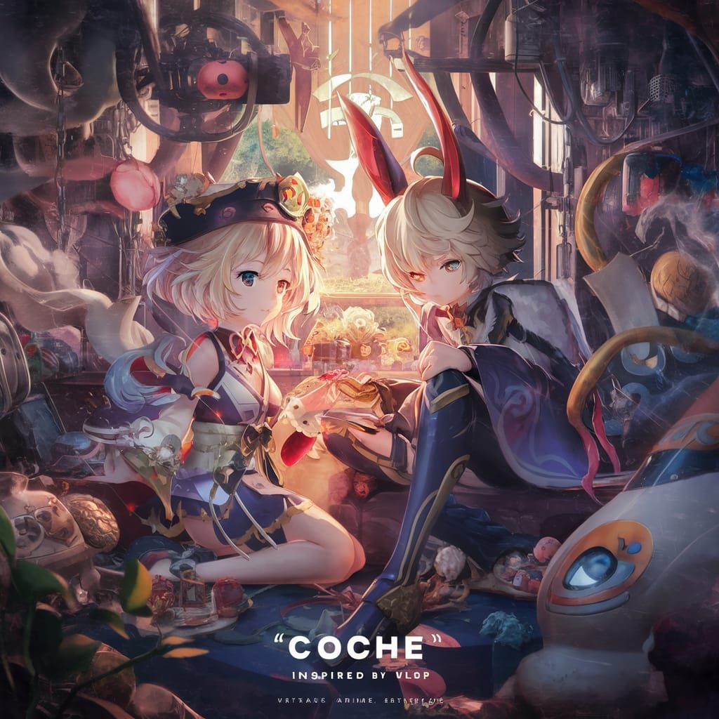 Anime Art Inspired by Genshin Impact in 3D