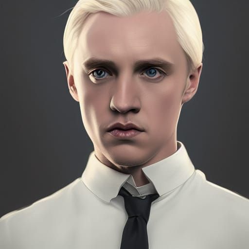 Detailed Portrait of Targaryen Draco Malfoy