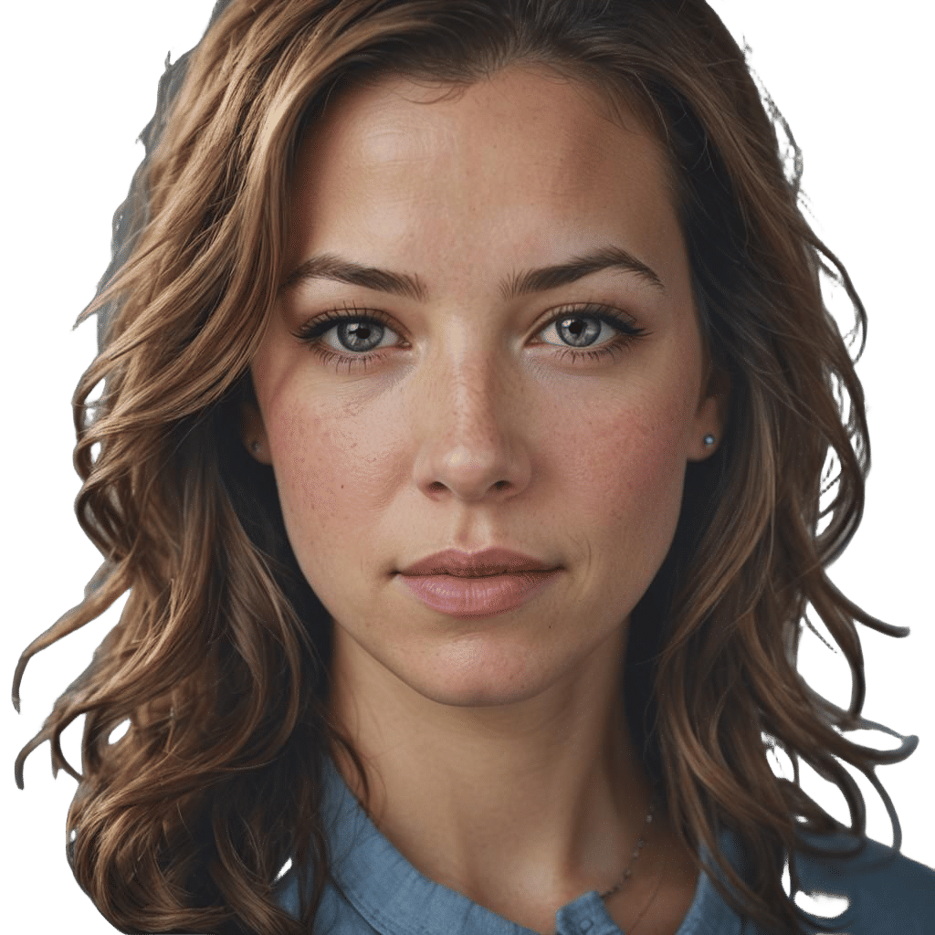 Professional Color Portrait with Bokeh Lighting