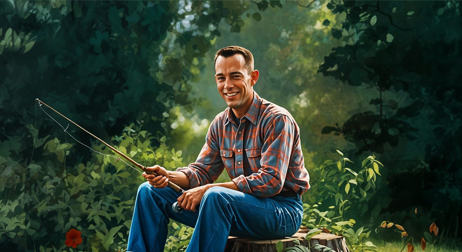 Forrest's Whimsical Forest Portrait