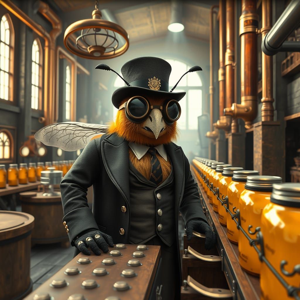 Bee Overseer in Steam-Powered Honey Factory