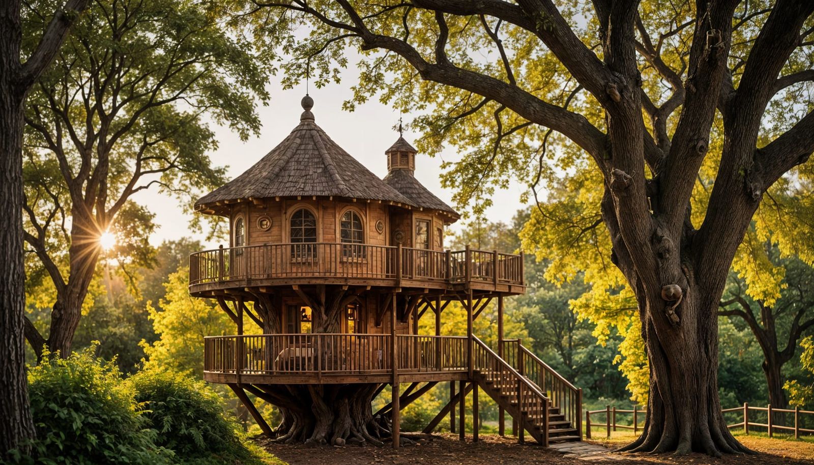 Whimsical Treehouse Sanctuary in Earthy Photography Style