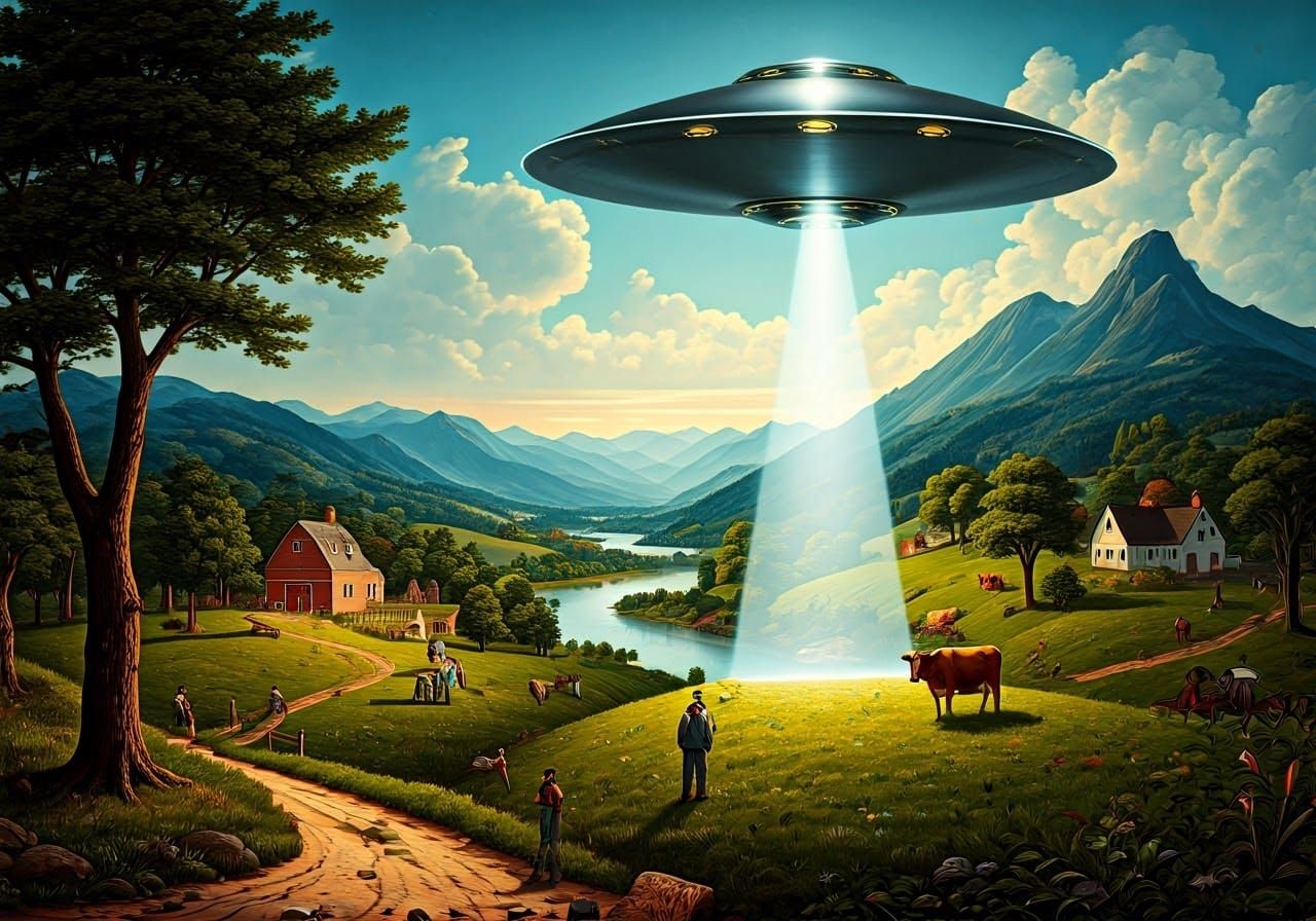 Peaceful Agrarian Society Under Alien Observation