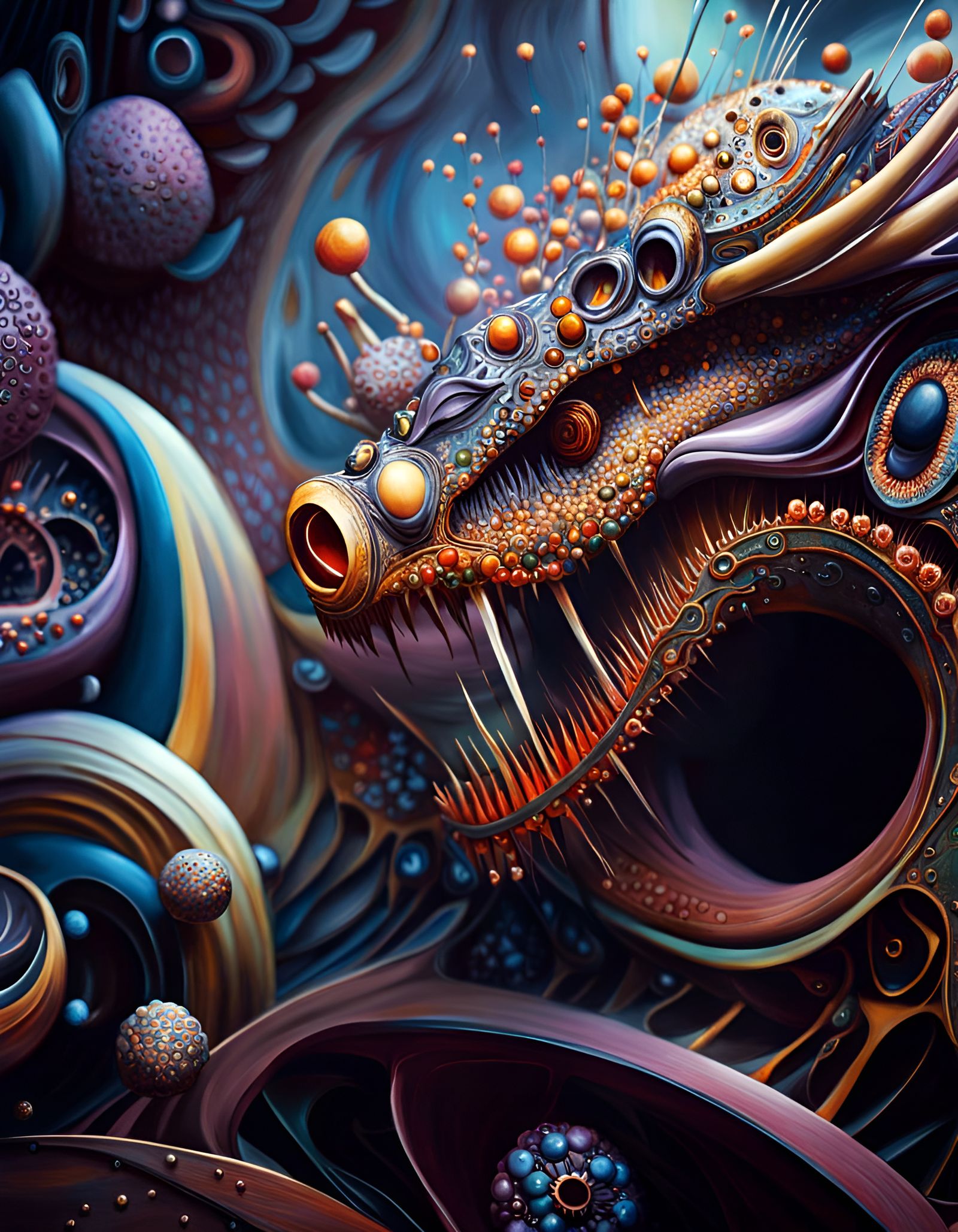 🎍🥏🐉Surrealism Dragon🐉 🥏🎍