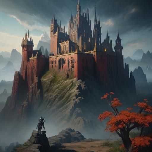 Fantastical Illusion Wrapped in Temptation: Matte Painting
