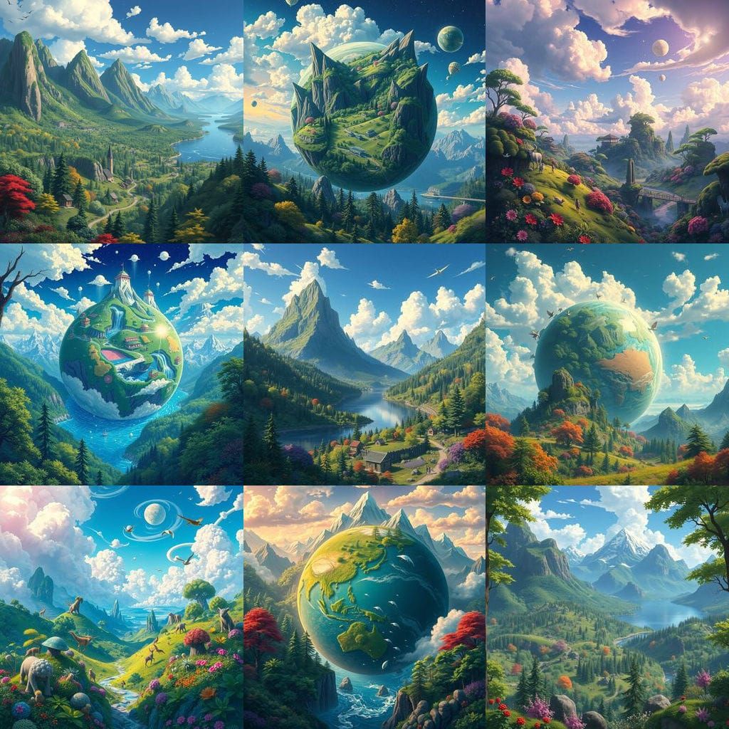 Abstract Rendering of a Wonderful World