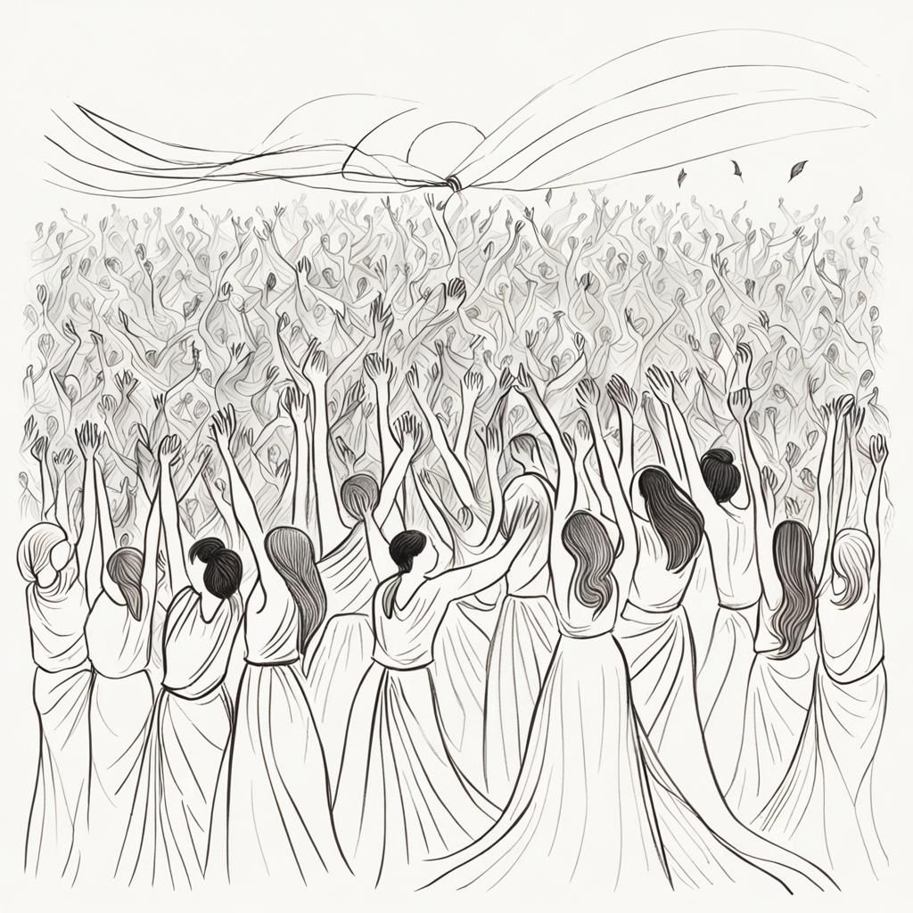 Women in Solidarity: Abstract Art in Soft Curves