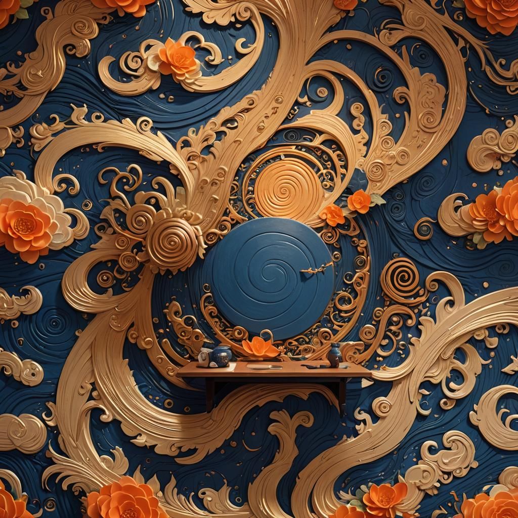 Table in Judo Hold: Surreal Album Art