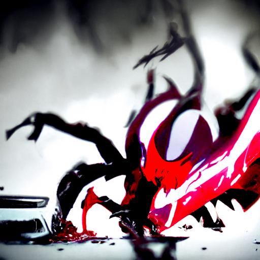 Stylized Digital Art Depiction of Carnage