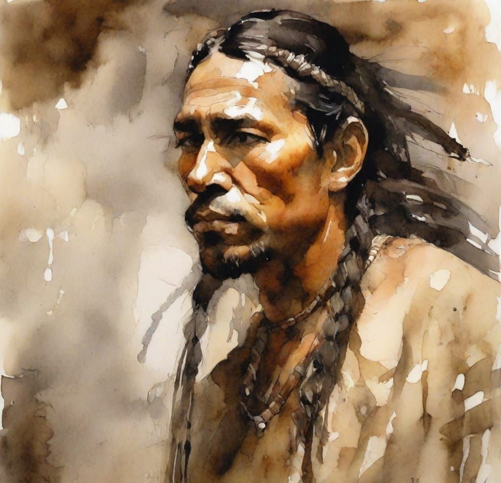 Ancient Wisdom in Watercolor