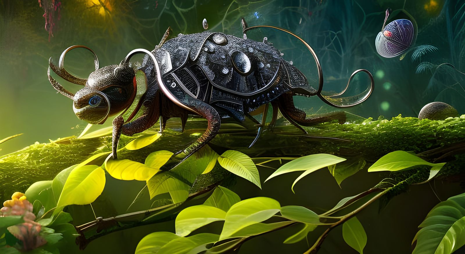 Mad Scientist with Energetic Power Fields in Neoclassical St...