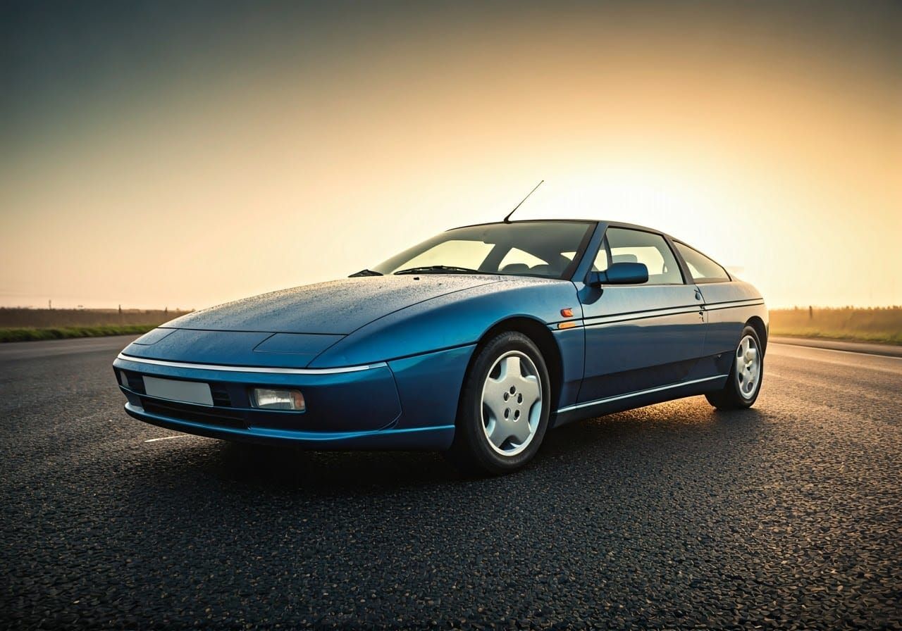 Glistening Blue 1990 Citroën 928 Concept Car
