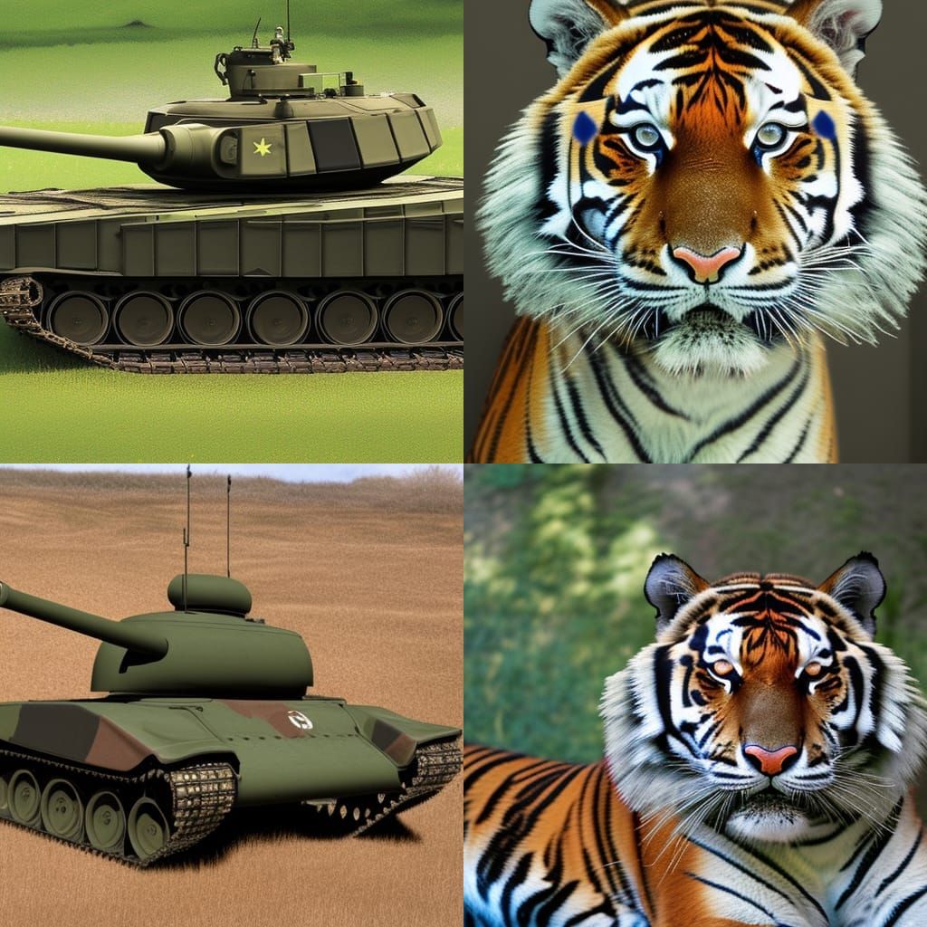 Tank Tiger AI Image