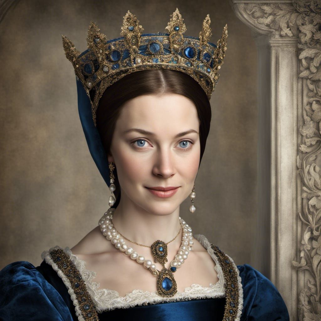Anne Boleyn, Tudor Queen, in 15th Century Portrait