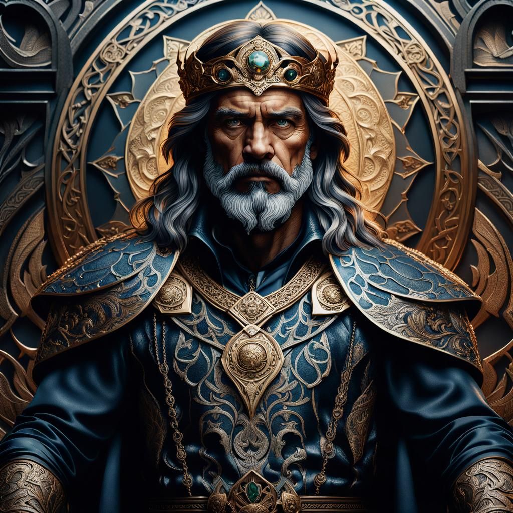 Beastmaster of the King: Dark Academia Photograph