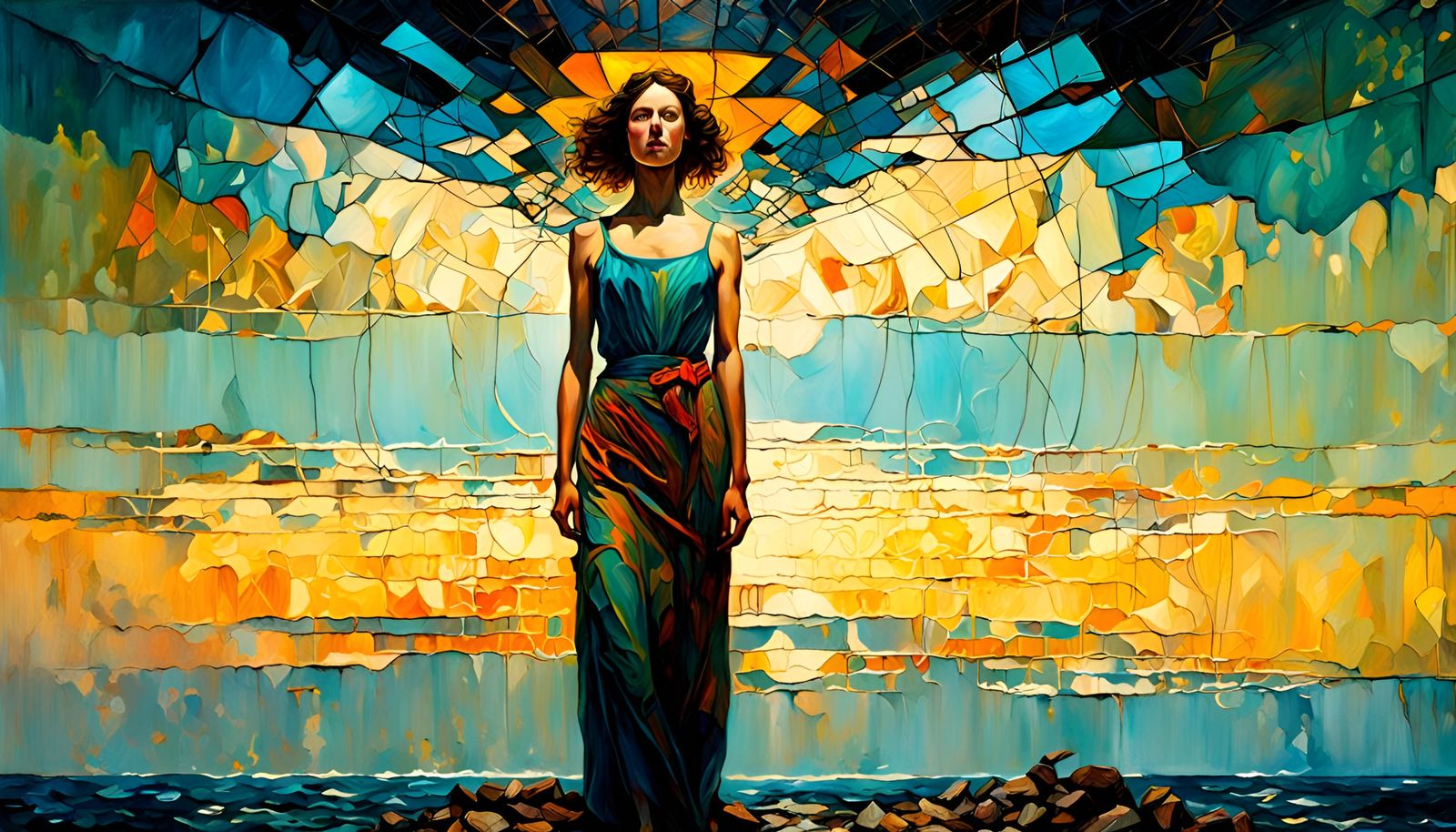 Portrait on a Landscape