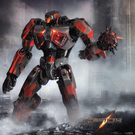 Unique Jaeger Robot Inspired by Iconic Designs