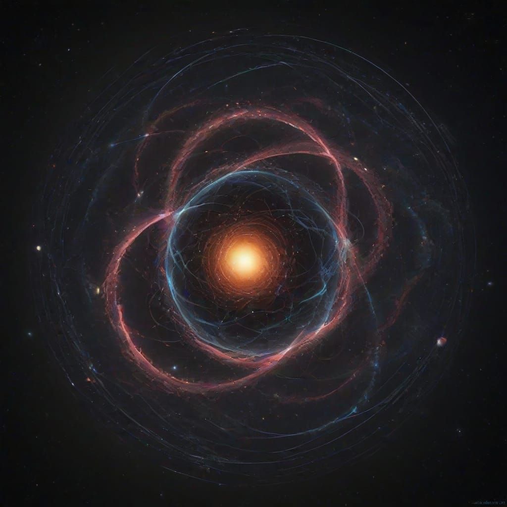 Surreal Cosmic Landscape in Digital Art