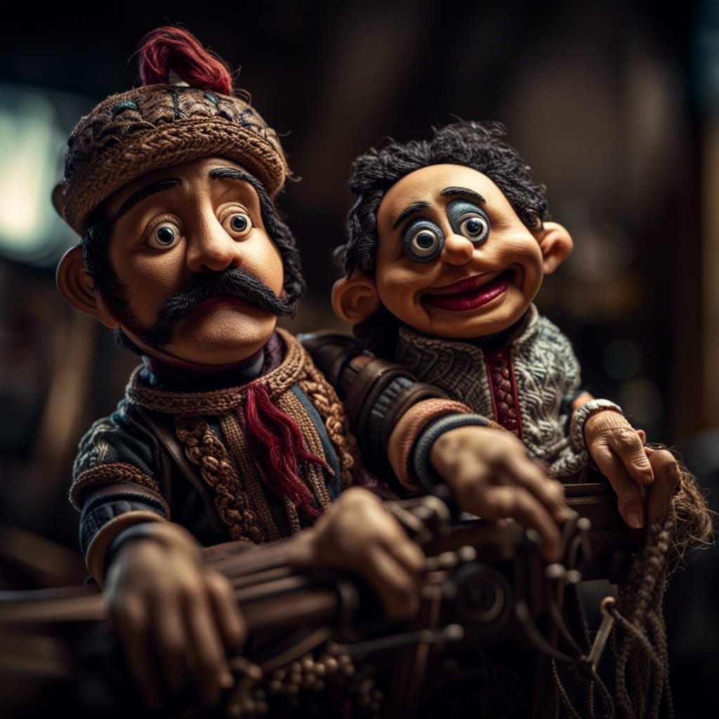 Hyperrealistic Puppet with Intricate Details