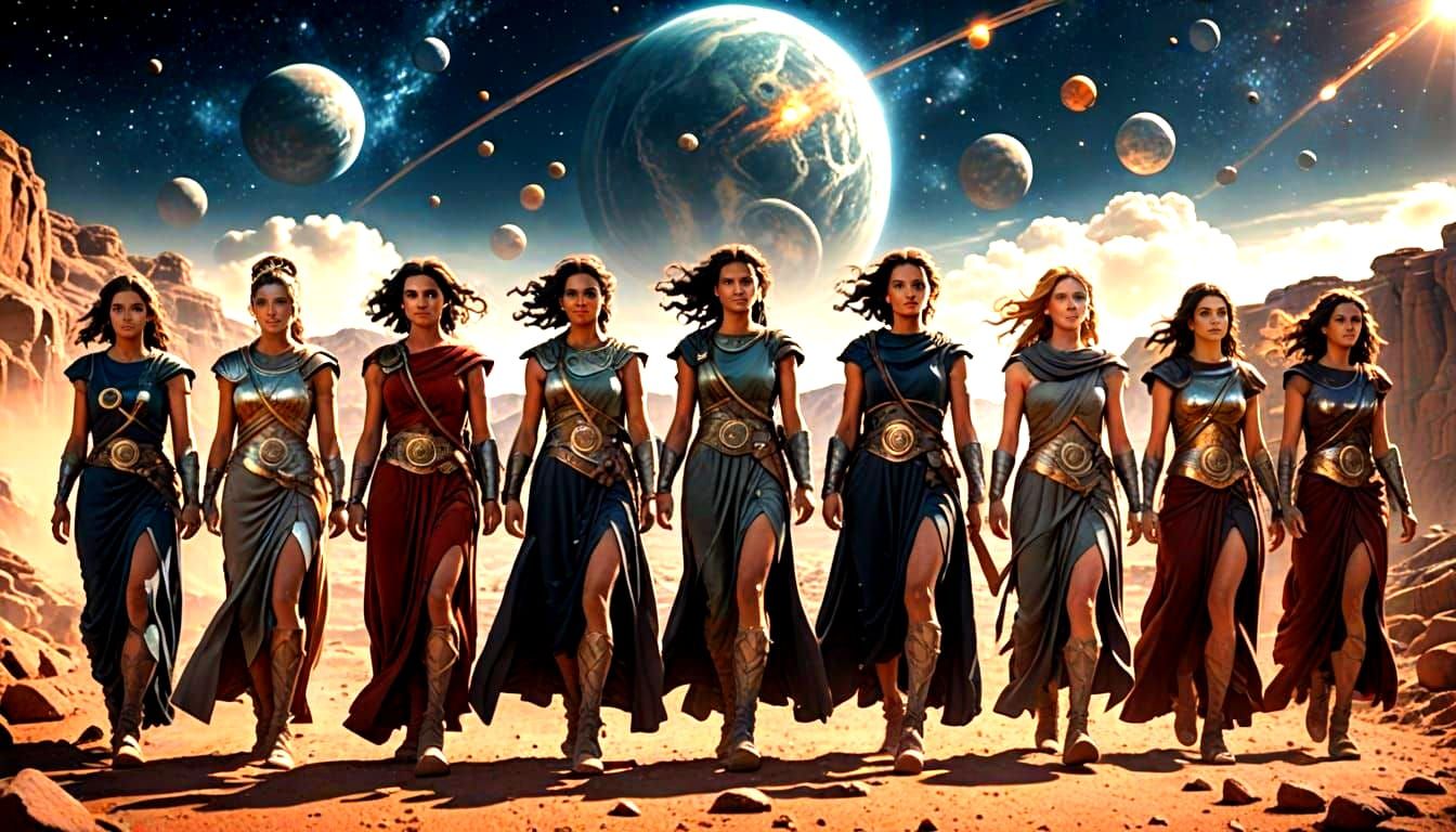 Ethereal Goddesses of the Cosmos